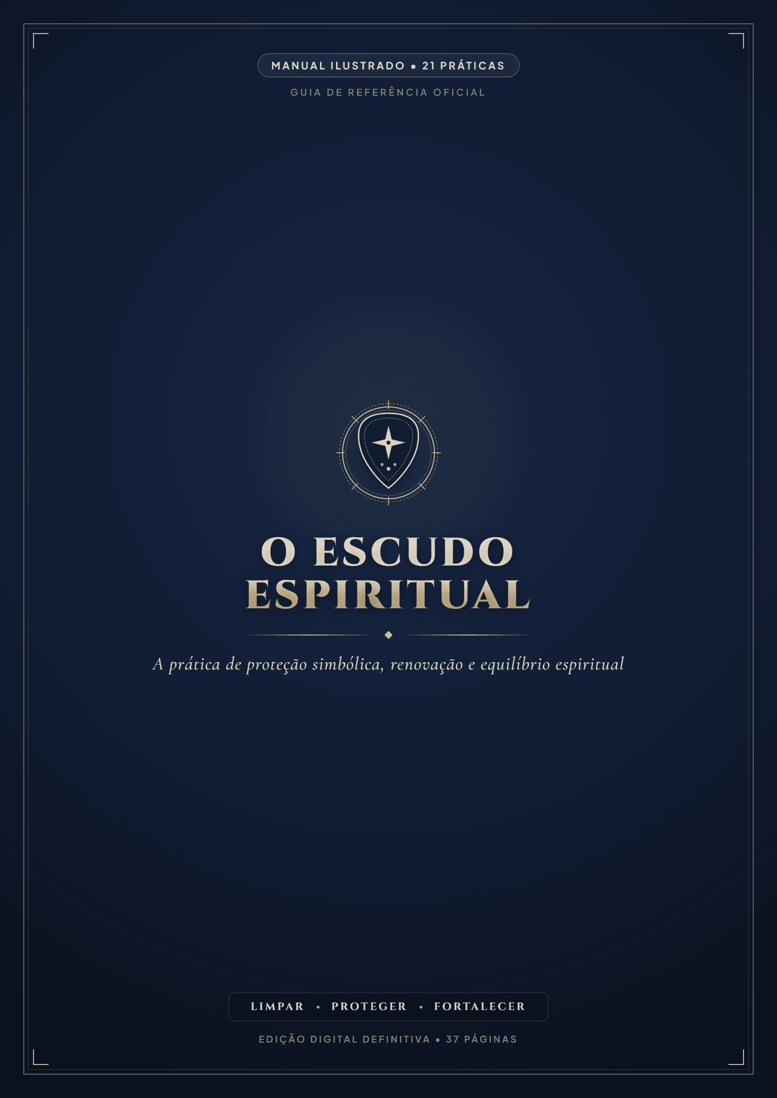 Capa do Manual ilustrado O Escudo Espiritual
